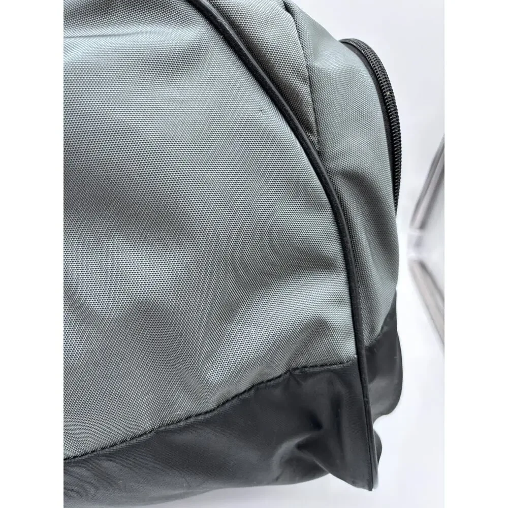 Under Armour Storm Duffel Bag Gym Workout Pockets Shoulder Carry Gray Black